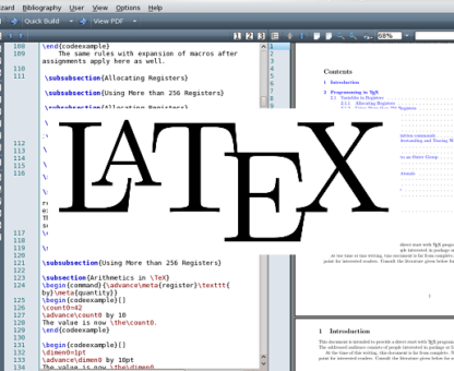 LaTeX editor insights that might be useful for your Business