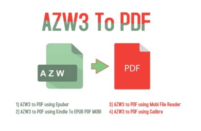 How To Convert AZW3 To PDF Format - Apex Solutions LTD
