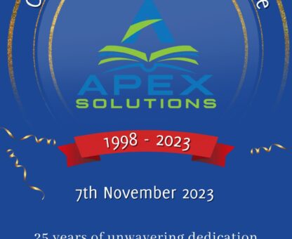 Apex Solutions ltd – Silver jubilee 7th november 2023